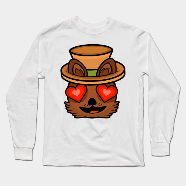 Lovestruck Quokka Wilson Long Sleeve T-Shirt by MOULE